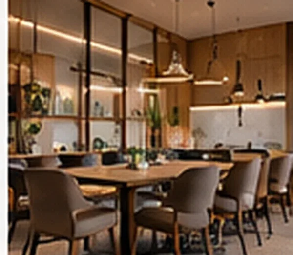 Konceptualni prikaz: restoran interijer